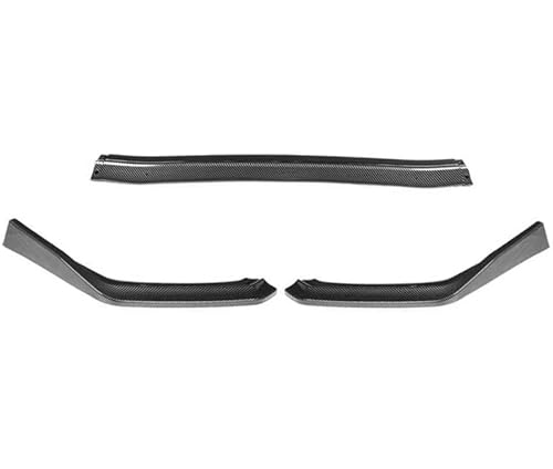 Spoilerlippe Frontstoßstange Für Subaru Für WRX Für STI 2015 2016 2017 2018 2019 3 Teiliges Look Auto Frontstoßstange Splitter Lippe Kinn Spoiler Diffusor Stoßstange Body Kit(Look) von YBCVEPQ
