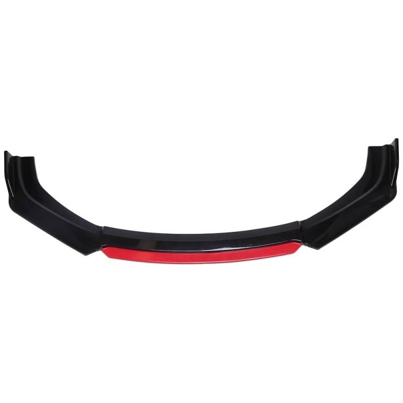 Spoilerlippe Frontstoßstange Für Subaru Für WRX Für STI 4 Stücke Auto Front Stoßstange Lip Kit Spoiler Splitter Diffusor Canard Auto Ersatz Teile Zubehör(Gloss Black and Red) von YBCVEPQ