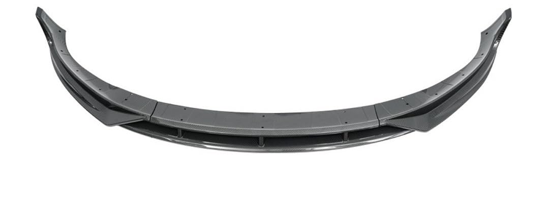 Spoilerlippe Frontstoßstange Für Tesla Für Modell 3 Für Highland 2023+ 4PCS Auto Front Stoßstange Lip Diffusor Splitter Spoiler Zubehör Front Stoßstange Surround(Fiber Look) von YBCVEPQ