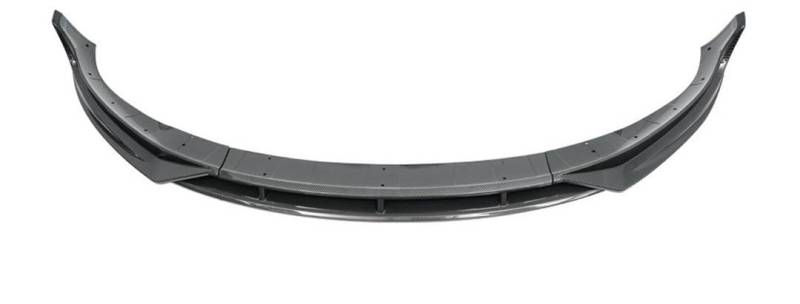 Spoilerlippe Frontstoßstange Für Tesla Für Modell 3 Für Highland 2023+ 4PCS Auto Front Stoßstange Lip Diffusor Splitter Spoiler Zubehör Front Stoßstange Surround(Fiber Look) von YBCVEPQ