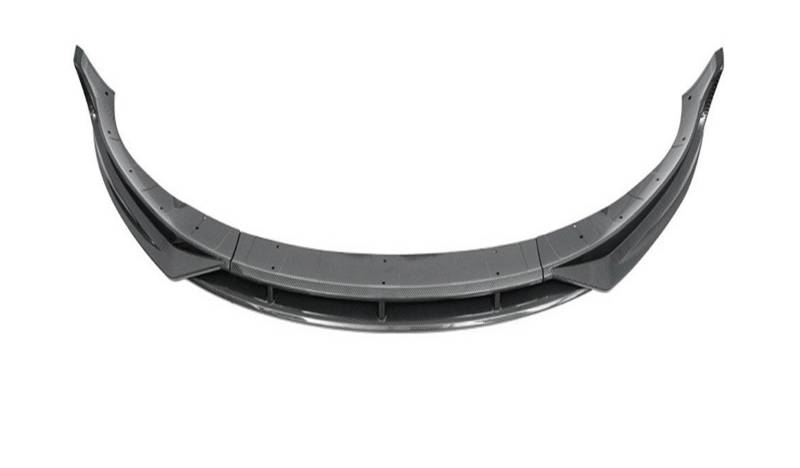 Spoilerlippe Frontstoßstange Für Tesla Für Modell 3 Für Highland 2023+ 4PCS Auto Frontstoßstange Lip Diffusor Splitter Spoiler Zubehör Frontstoßstange Surround(Fiber Look) von YBCVEPQ