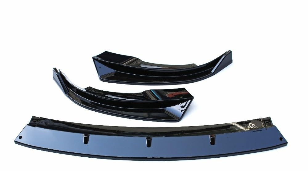Spoilerlippe Frontstoßstange Für Tesla Für Modell Für Y 2019-2023 Gloss Black ABS Frontstoßstange Lip Splitter Diffusor Body Kits Spoiler Guard Autozubehör(Glossy Black) von YBCVEPQ