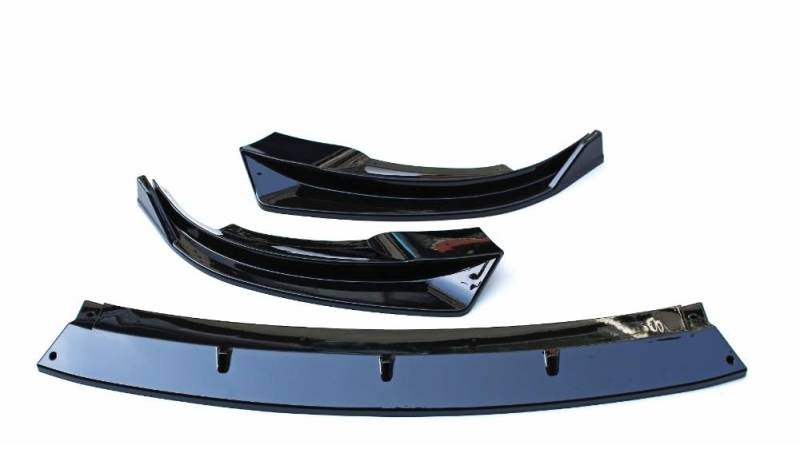 Spoilerlippe Frontstoßstange Für Tesla Für Modell Für Y 2019-2023 Gloss Black ABS Frontstoßstange Lip Splitter Diffusor Body Kits Spoiler Guard Autozubehör(Glossy Black) von YBCVEPQ