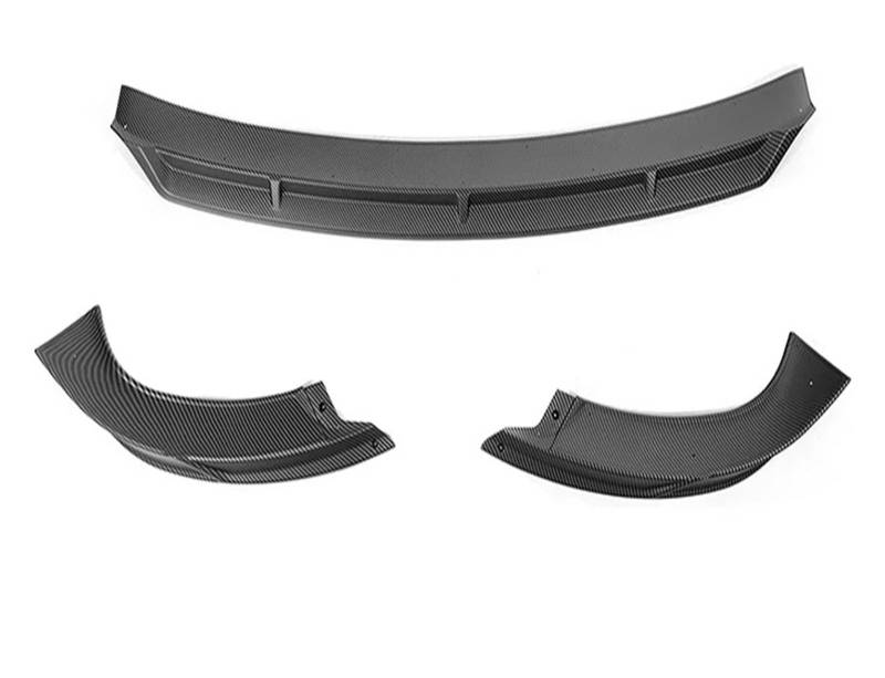 Spoilerlippe Frontstoßstange Für Tesla Für Modell Für Y 3 Teile/Satz Auto Front Stoßstange Abdeckung Lip Body Kit Splitter Diffusor Stoßstange Dekorative Shell Fit Zubehör(Matte Fiber) von YBCVEPQ