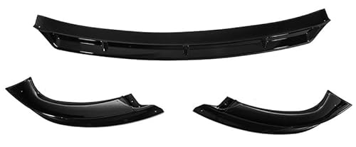 Spoilerlippe Frontstoßstange Für Tesla Für Modell Für Y 3 Teile/Satz Auto Vorderen Stoßfänger Abdeckung Lip Body Kit Splitter Diffusor Stoßstange Dekorative Shell Fit(Gloss Black) von YBCVEPQ