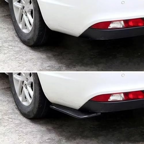 Spoilerlippe Frontstoßstange Für Universal Auto Heckspoilerlippe Splitter Auto Dekorative Lippe Spoiler Flügel Aufkleber Flossen Spoiler Autozubehör(Gloss Black) von YBCVEPQ