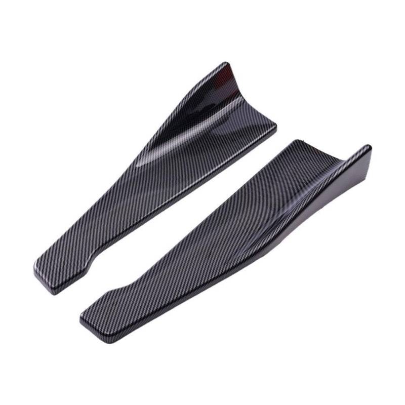 Spoilerlippe Frontstoßstange Für Universal Auto Vorne Hinten Stoßstange Streifen Lip Spoiler Diffusor Splitter 48CM Länge Auto Spoiler Zubehör Stoßstange Seite Canard(Style2) von YBCVEPQ