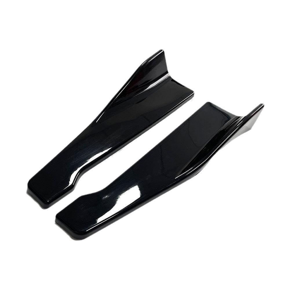 Spoilerlippe Frontstoßstange Für Universal Auto Vorne Hinten Stoßstange Streifen Lip Spoiler Diffusor Splitter Scratch Protector 48CM Länge Auto Spoiler Zubehör(Style1) von YBCVEPQ