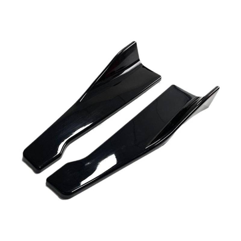 Spoilerlippe Frontstoßstange Für Universal Auto Vorne Hinten Stoßstange Streifen Lip Spoiler Diffusor Splitter Scratch Protector 48CM Länge Auto Spoiler Zubehör(Style1) von YBCVEPQ