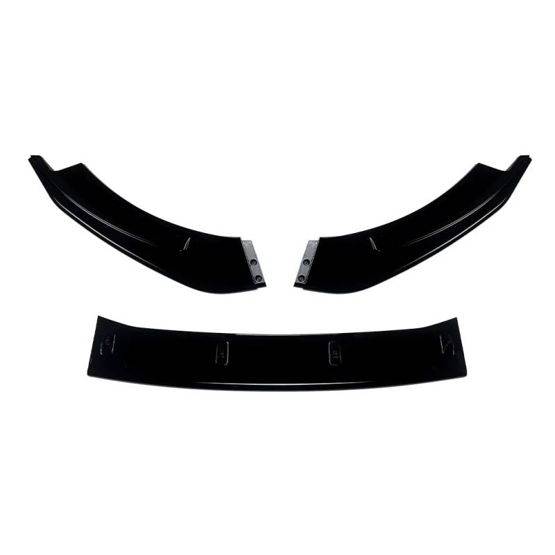 Spoilerlippe Frontstoßstange Für VW Für 6 Für MK6 2008-2012 Frontspoilerlippe Gloss Black Low Body Splitter Frontspoilerlippe Splitter Zubehör von YBCVEPQ