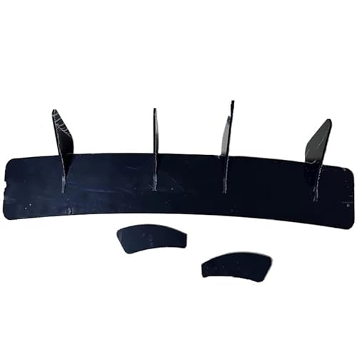 Spoilerlippe Frontstoßstange Für VW Für 7 Für VII Für MK7 Für GTI 2013-2016 ABS Glänzend Schwarz Diffusor Hinten Seite Splitter Spoiler Lippe 4 Flossen Auto Hinten Stoßstange von YBCVEPQ