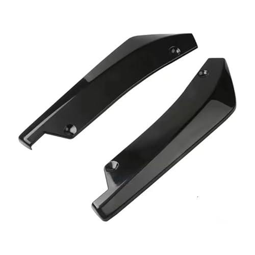 Spoilerlippe Frontstoßstange Für VW Für Polo Mk3 Mk4 Mk5 Mk6 GTI 86C 6N 6N2 6KV 6Q 9N 9N3 6R 6C AW BZ Hinten Lip Wrap Winkel Diffusor Splitter Canard Spoiler(Black) von YBCVEPQ