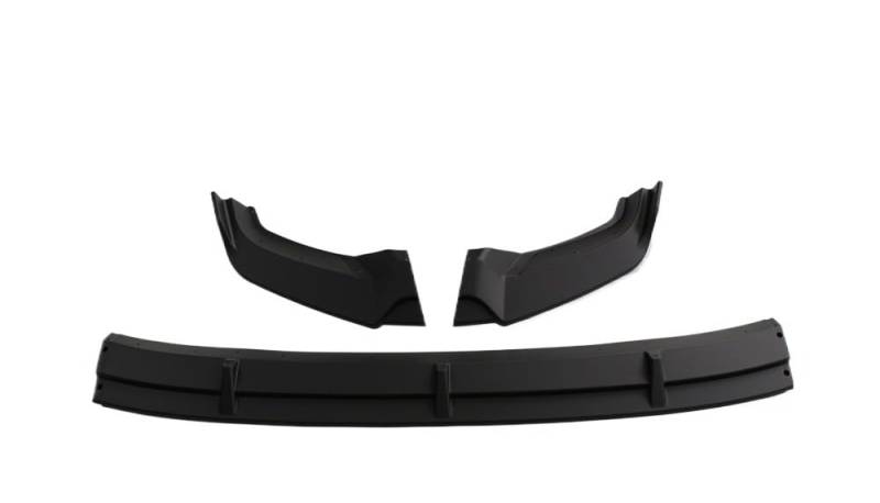 Spoilerlippe Frontstoßstange Für VW Für Tiguan Für L 2017-2020 Auto Frontspoiler Spoiler Frontschaufel Lip Splitter Diffusor PP Body Kit Außendekoration(Matte Black) von YBCVEPQ
