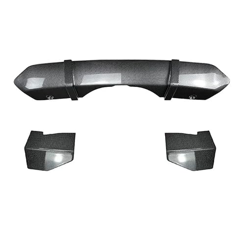 Spoilerlippe Frontstoßstange Für X5 Für F15 2014 2015 2016 2017 2018 Für M-Tech Für MP Heckstoßstangenlippe ABS Spoiler Separator Lip Body Modification Kit(Fiber Look) von YBCVEPQ