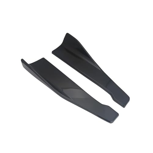 Spoilerlippe Frontstoßstange Universal 1 Paar Auto Tasche Ecke Stoßstange Spoiler Vorne Hinten Lippe Anti Kollision Auto Seite Rock Anti Kollision Hinten Ecke(1 Pair Black) von YBCVEPQ