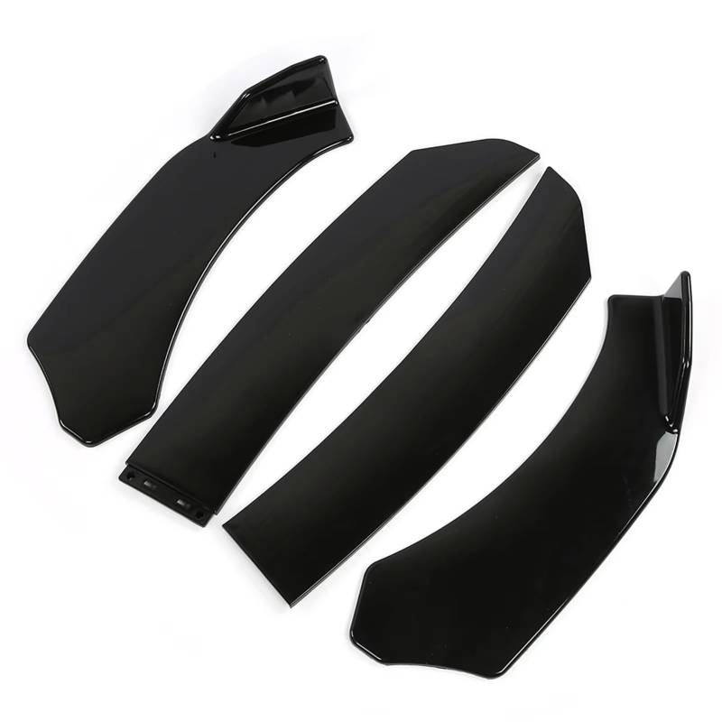 Spoilerlippe Frontstoßstange Universal 4 Stücke Auto Front Stoßstange Lip Splitter Körper Schaufeln Schutz Auto Modifizierte Zubehör Auto Stoßstange Vorne Stoßstange Lip Zubehör von YBCVEPQ