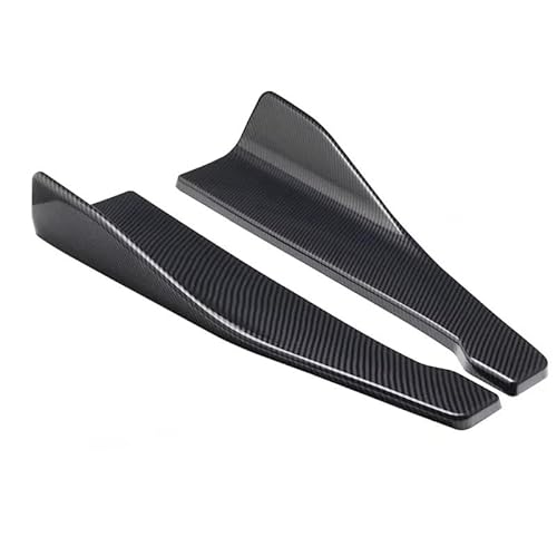Spoilerlippe Frontstoßstange Universal Auto Vorne Hinten Stoßstange Streifen Lip Spoiler Diffusor Splitter 48CM Länge Auto Spoiler Zubehör Lip Splitter(Look) von YBCVEPQ