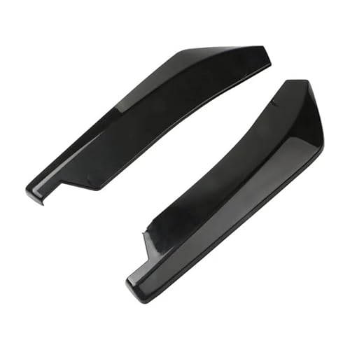 Spoilerlippe Frontstoßstange Universal Auto Vorne Hinten Stoßstange Streifen Lip Spoiler Diffusor Splitter Scratch Protector Winglets Seite Rock Erweiterung(Black) von YBCVEPQ