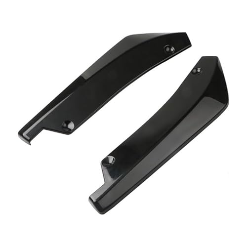 Spoilerlippe Frontstoßstange Universal Auto Vorne Hinten Stoßstange Streifen Lip Spoiler Diffusor Splitter Winglets Seite Rock Erweiterung Spoiler Zubehör(Black) von YBCVEPQ