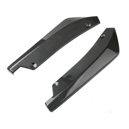 Spoilerlippe Frontstoßstange Universal Auto Vorne Hinten Stoßstange Streifen Lip Spoiler Diffusor Splitter Winglets Seite Rock Erweiterung Spoiler Zubehör(Fiber) von YBCVEPQ