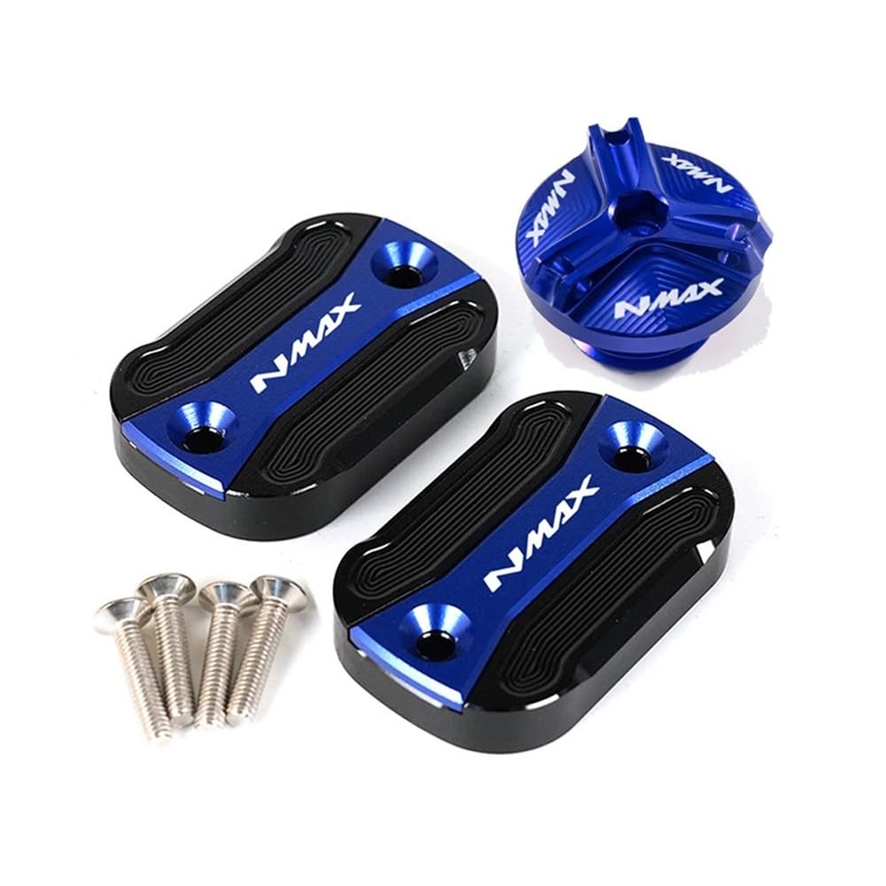 Behälter-Deckel Vorderbremse Motorrad Vorne Hinten Brems Tankdeckel Füllstoff Kappe Für Yam&aha NMAX 155 125 N-MAX 155 125 2015-2021 2022 2023 Behälter-Deckel Vorderbremse Motorrad Vorne Hinten Brems Tankdeckel Füllstoff Kappe Für Yam&aha NMAX 155 125 N-MAX 155 125 2015-2021 2022 2023 von YBGTRS