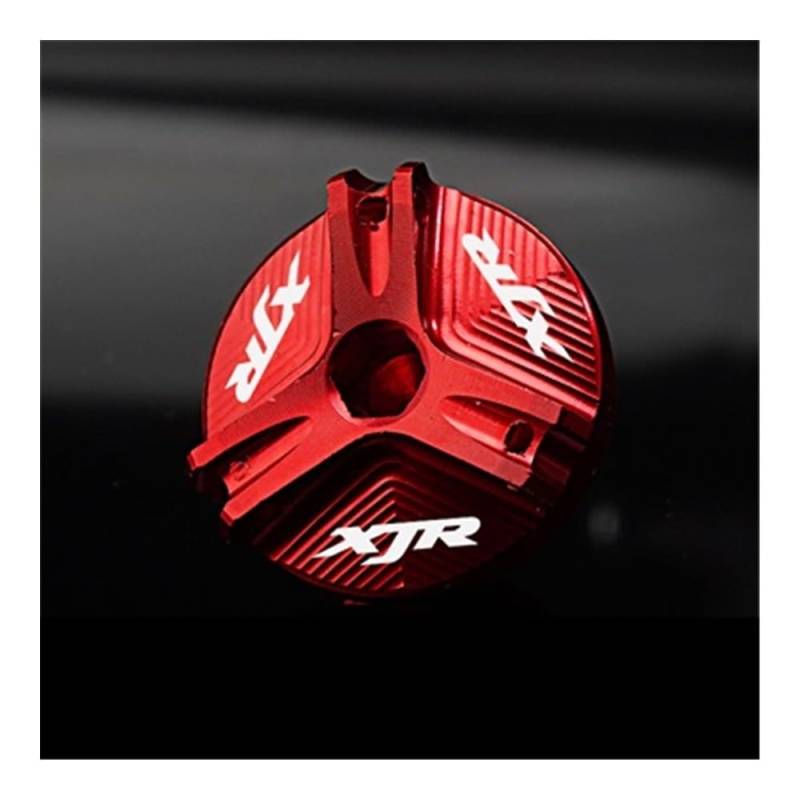 Behälter-Deckel Vorderbremse Zubehör Motorrad Vorne Brems Flüssigkeit Reservoir Tank Abdeckungen Öl Füllstoff Kappe Für Yam&aha XJR1300 XJR 1300 XJR 2005-2024 von YBGTRS