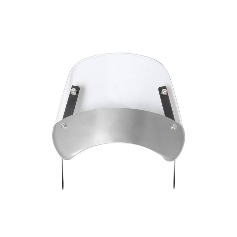 Motorrad Windschild Windschutzscheibe 6,5 "-9.45" Motorrad-Scheinwerfer-Windschutzscheibe Windschutzscheibe Universal Für Für Für Für von YBVDCXP