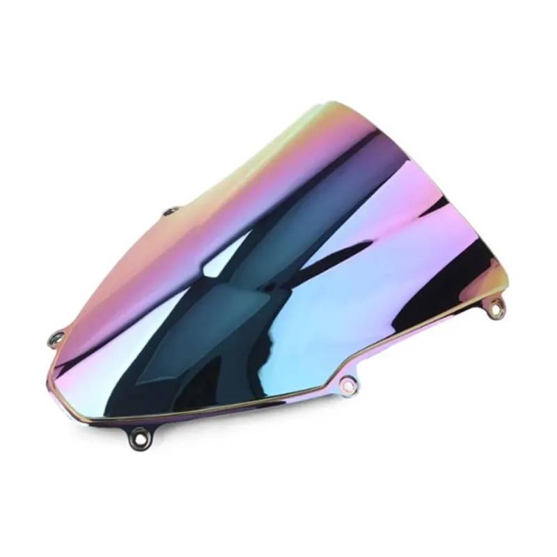 Motorrad Windschild Windschutzscheibe Für CBR1000RR-R Für Fireblade SP CBR 1000 RR-R 2020 2021 2022 2023 Windschutzscheibe Windleitungen Doppelblasen Windschutzscheibe von YBVDCXP