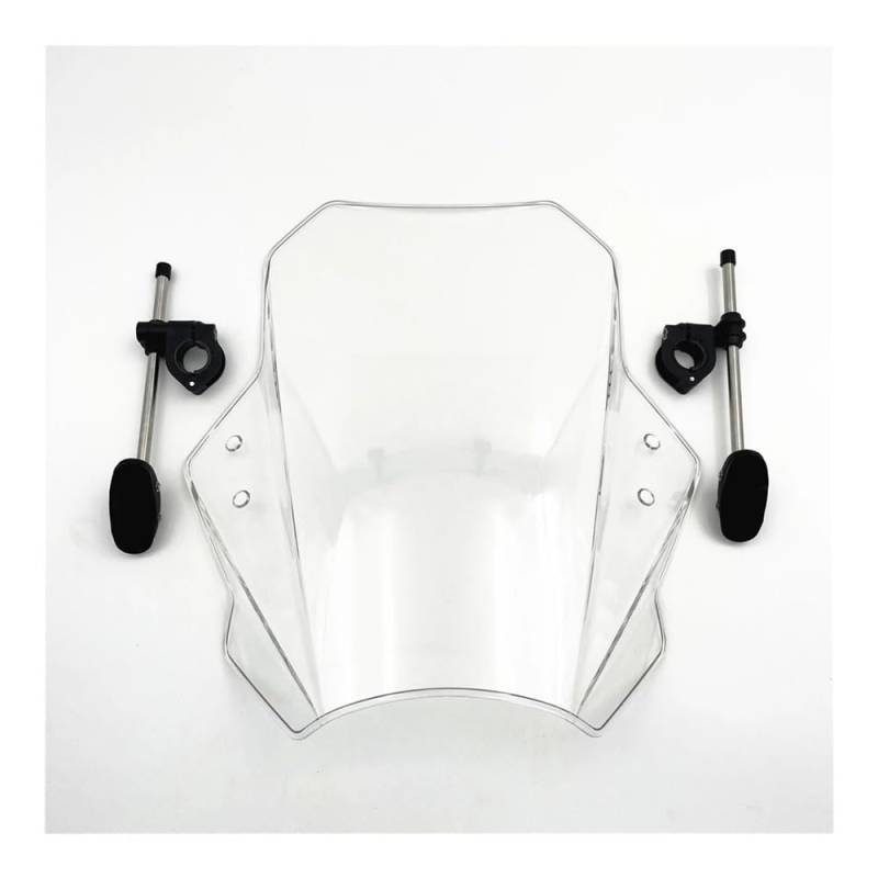 Motorrad Windschild Windschutzscheibe Für CTX 700N CTX700N CTX700 N Windschutzscheibe Motorrad Windabweiser Clamp-On Variable ABS Windschutzscheibe Spoiler von YBVDCXP
