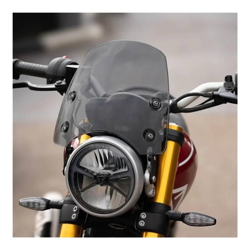 Motorrad Windschild Windschutzscheibe Für Für Speed ​​400 Für Speed400 Motorrad Modifikation Frontscheibe Windschutzscheibe Windschutz Winddicht Panel Spoiler von YBVDCXP