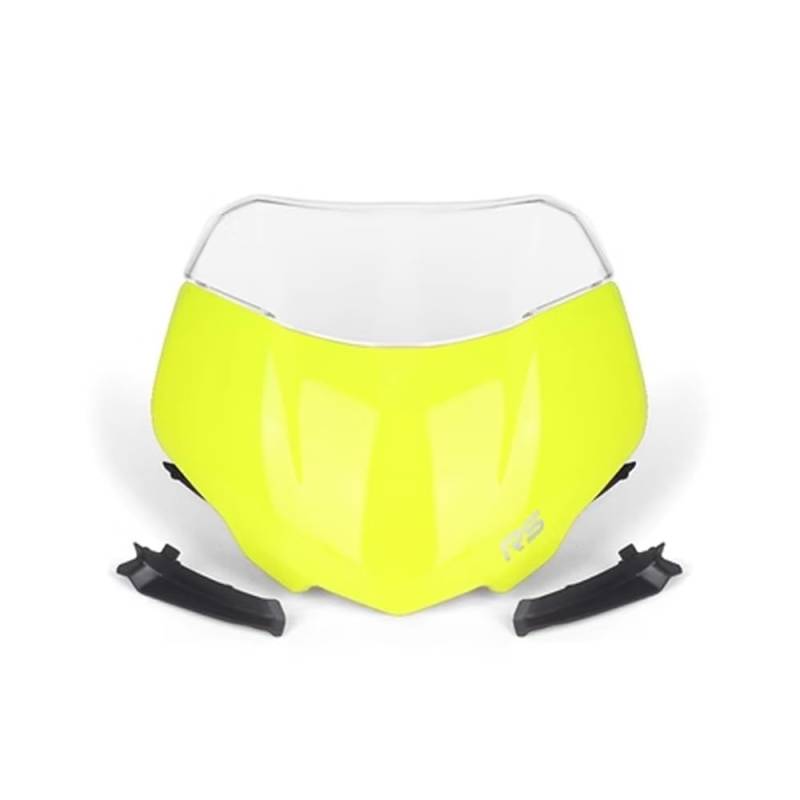 Motorrad Windschild Windschutzscheibe Für Straße Für Triple 765RS 765 RS Moto2 2023 Motorrad Frontscheibe Windschutz Visier Wind Bildschirm Schild Spoiler Deflektor von YBVDCXP