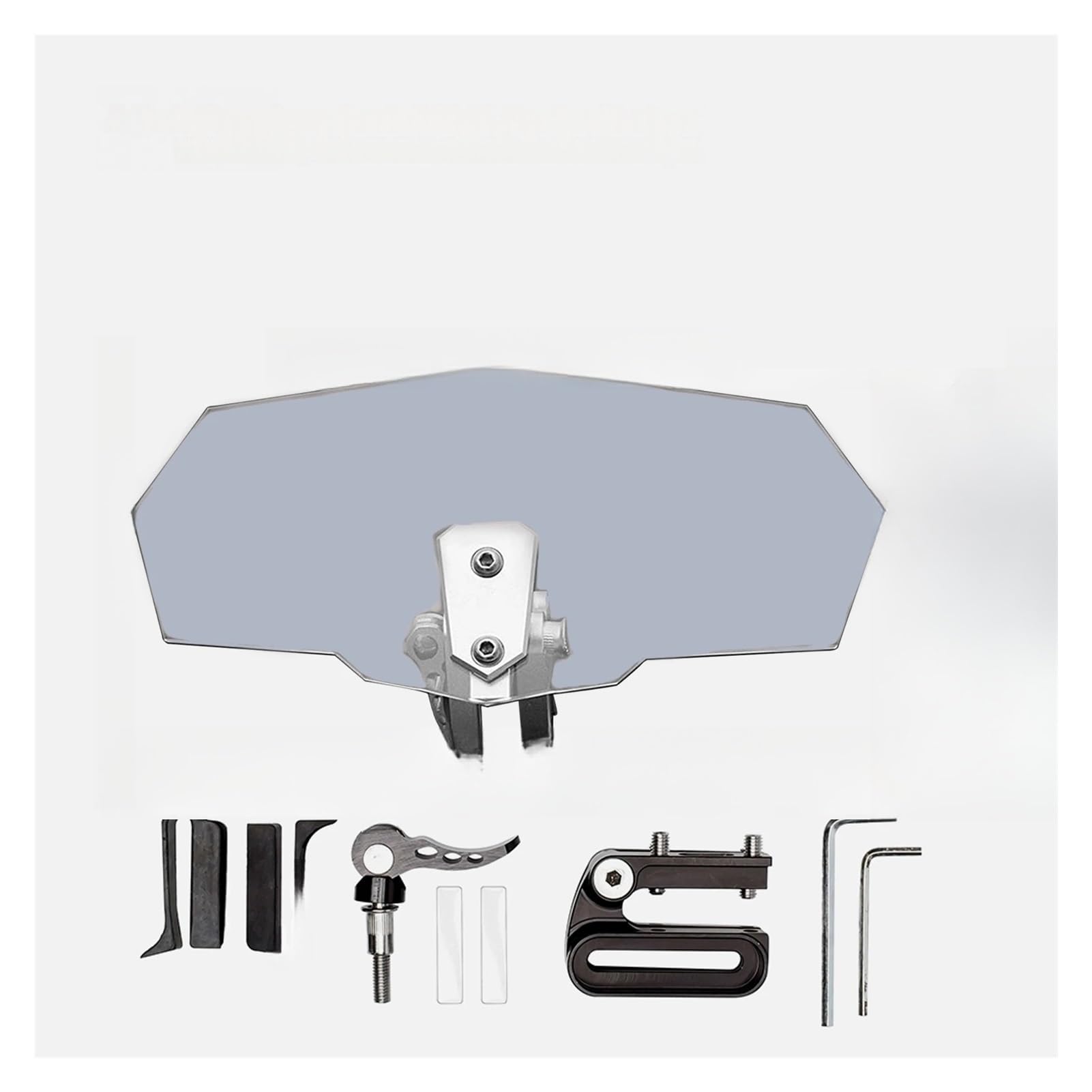 Motorrad Windschild Windschutzscheibe Für Universal Motorrad Windschutzscheibenverlängerung Einstellbarer Clip-On Windschutzscheibenverlängerer Spoiler Air Windschutzscheibenabweiser Motorrad Windschild Windschutzscheibe Für Universal Motorrad Windschutzscheibenverlängerung Einstellbarer Clip-On Windschutzscheibenverlängerer Spoiler Air Windschutzscheibenabweiser von YBVDCXP
