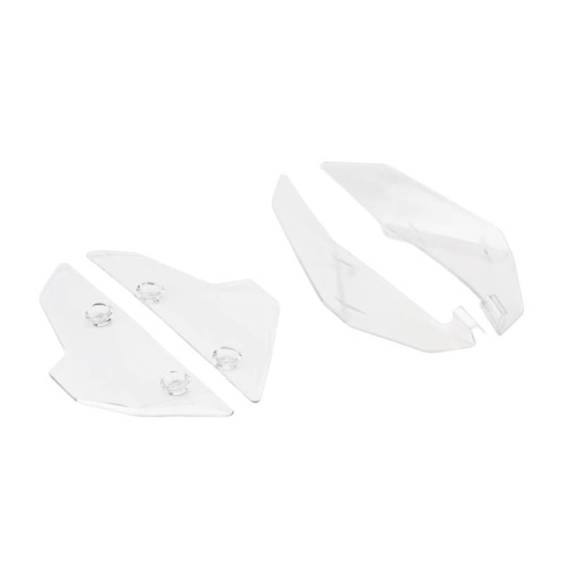 Motorrad Windschild Windschutzscheibe Für XL750 Für TRANSALP XL 750 Für Transalp 2023 Motorrad Vorne Windabweiser Seite Spoiler Windschutzscheibe Windschutz von YBVDCXP