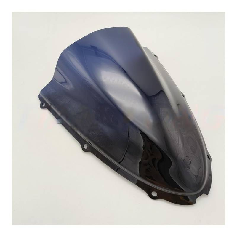Motorrad Windschild Windschutzscheibe Für ZX6R 2005 2006 2007 2008 ZX10R 2006 2007 Motorradzubehör ABS Doppelblasen Windschutzscheibe Windschutzscheibe Deflektor von YBVDCXP
