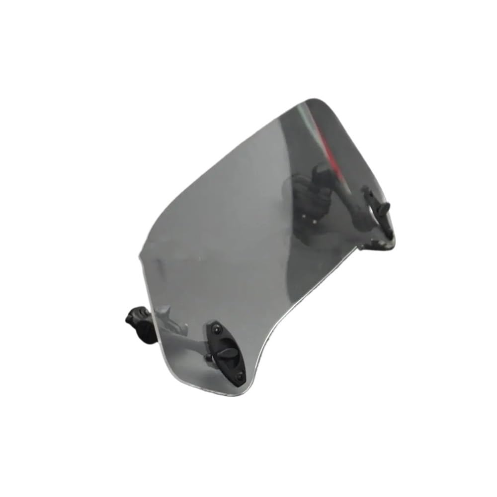 Motorrad Windschild Windschutzscheibe Klare Motorrad-Verlängerungs-Tour-Windschutzscheiben-Spoiler Einstellbarer Luftstrom-Deflektor zusätzliche Windschutzscheibe für Roller von YBVDCXP