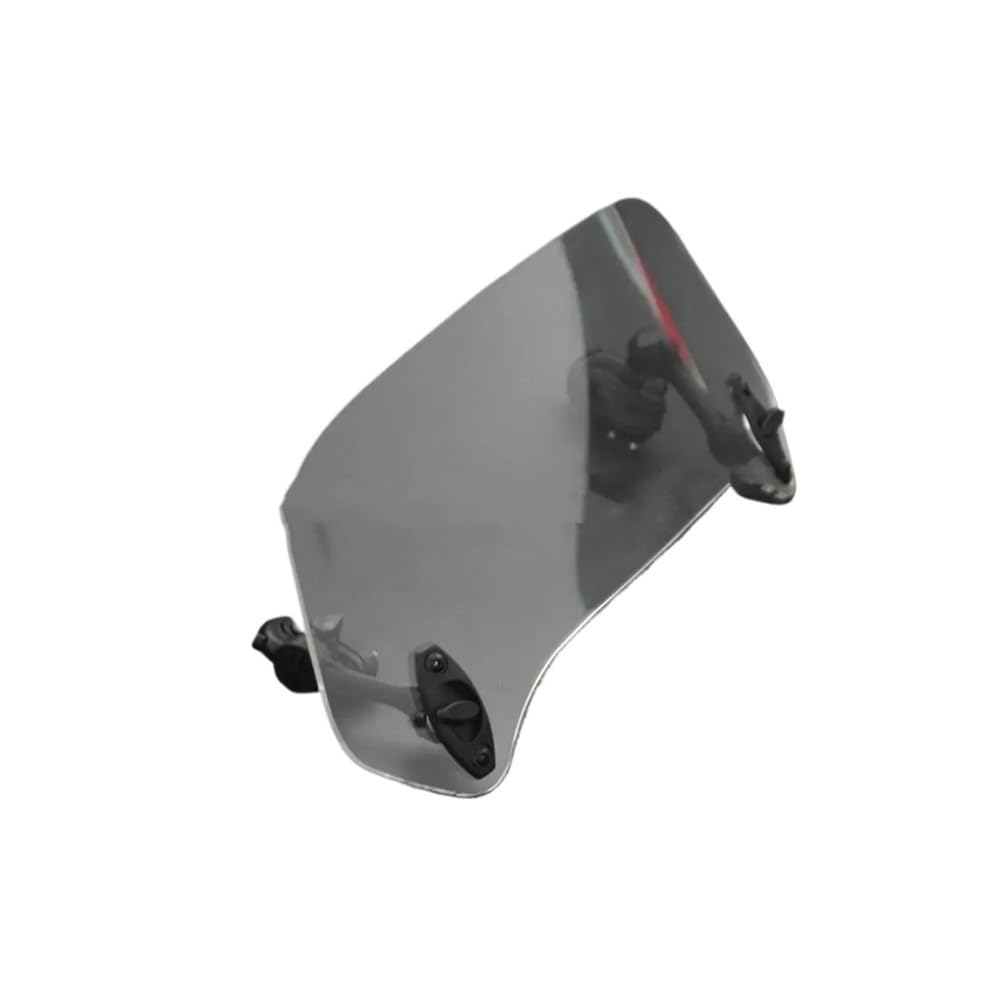 Motorrad Windschild Windschutzscheibe Klare Motorrad-Verlängerungs-Tour-Windschutzscheiben-Spoiler Einstellbarer Luftstrom-Deflektor zusätzliche Windschutzscheibe für Roller von YBVDCXP