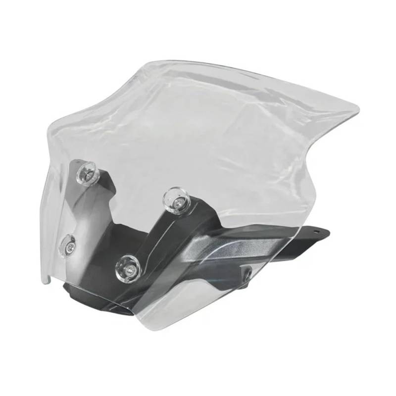 Motorrad Windschild Windschutzscheibe Motorrad Frontscheibe Windschutzscheibe Fliegengitter Schild Mit Halterung Für FZ09 MT09 MT-09 SP 2024 2025 von YBVDCXP
