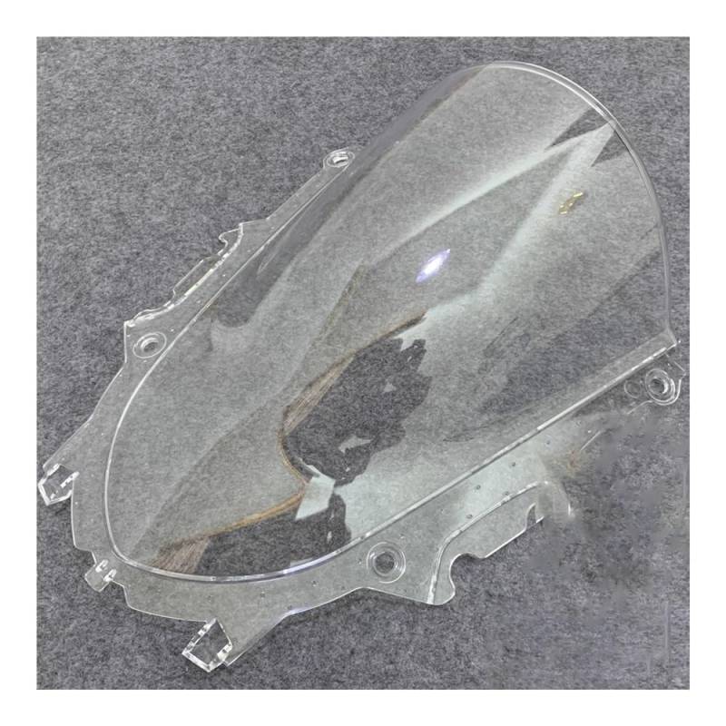 Motorrad Windschild Windschutzscheibe Motorrad Windschutzscheibe Windschutz Double Bubble Für YZF R3 R25 2019 2020 2021-2023 Frontscheibe Windabweiser von YBVDCXP