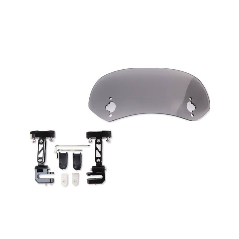 Motorrad Windschild Windschutzscheibe Universelle Motorrad-Windschutzscheibe-Erweiterung Einstellbarer Spoiler-Klemmungs-Windschutzscheiben-Deflektor Für Für Für von YBVDCXP