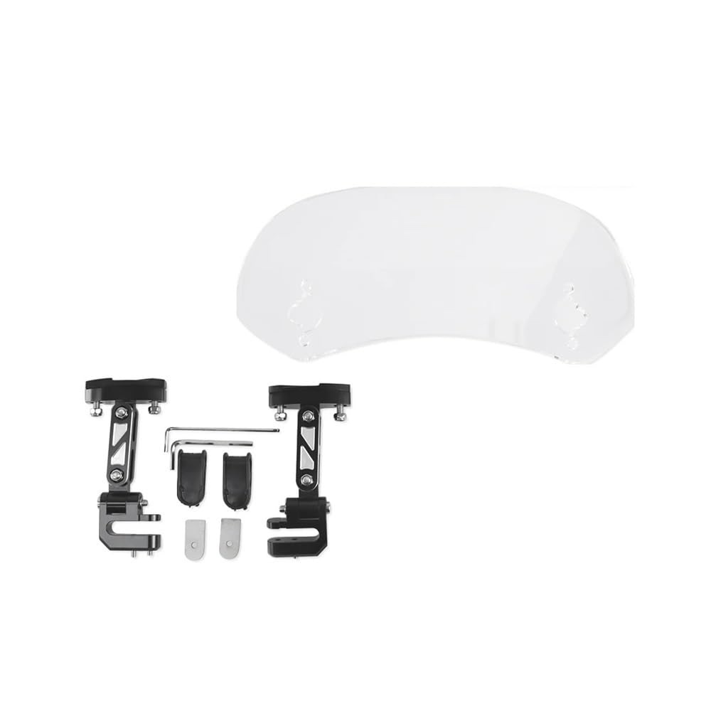 Motorrad Windschild Windschutzscheibe Universelle Motorrad-Windschutzscheibe-Erweiterung Einstellbarer Spoiler-Klemmungs-Windschutzscheiben-Deflektor Für Für Für Motorrad Windschild Windschutzscheibe Universelle Motorrad-Windschutzscheibe-Erweiterung Einstellbarer Spoiler-Klemmungs-Windschutzscheiben-Deflektor Für Für Für von YBVDCXP