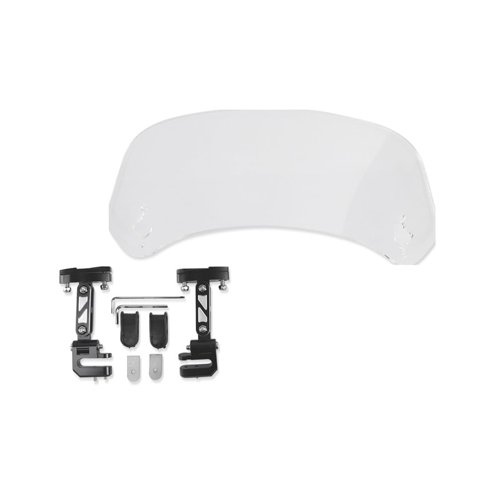 Motorrad Windschild Windschutzscheibe Universelle Motorrad-Windschutzscheibe-Erweiterung Einstellbarer Spoiler-Klemmungs-Windschutzscheiben-Deflektor Für Für Für Motorrad Windschild Windschutzscheibe Universelle Motorrad-Windschutzscheibe-Erweiterung Einstellbarer Spoiler-Klemmungs-Windschutzscheiben-Deflektor Für Für Für von YBVDCXP