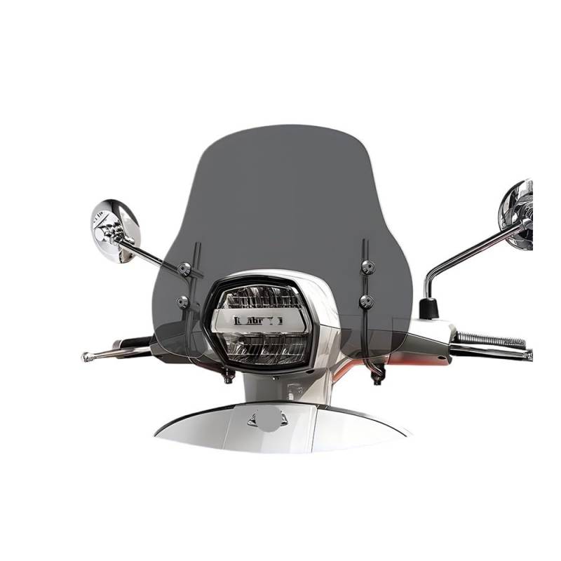Motorrad Windschild Windschutzscheibe Windschutzscheibe Für Lambretta V125 Windschutzscheibe Für V-Serie V200 V125 V50 Motorräder Vordere Windschutzscheibe Spoiler Windschutzscheibe von YBVDCXP