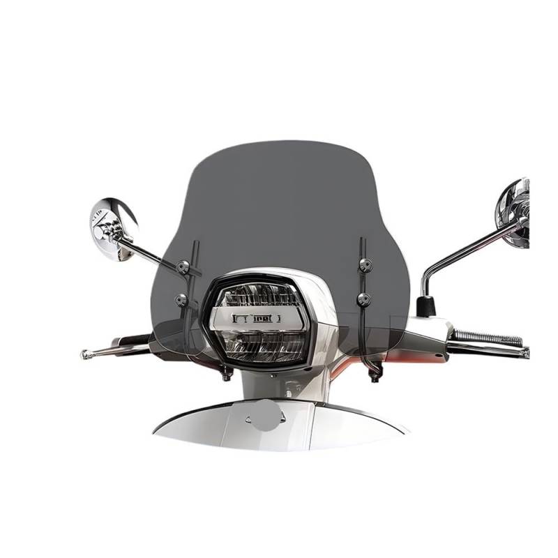 Motorrad Windschild Windschutzscheibe Windschutzscheibe Für Lambretta V125 Windschutzscheibe Für V-Serie V200 V125 V50 Motorräder Vordere Windschutzscheibe Spoiler Windschutzscheibe von YBVDCXP