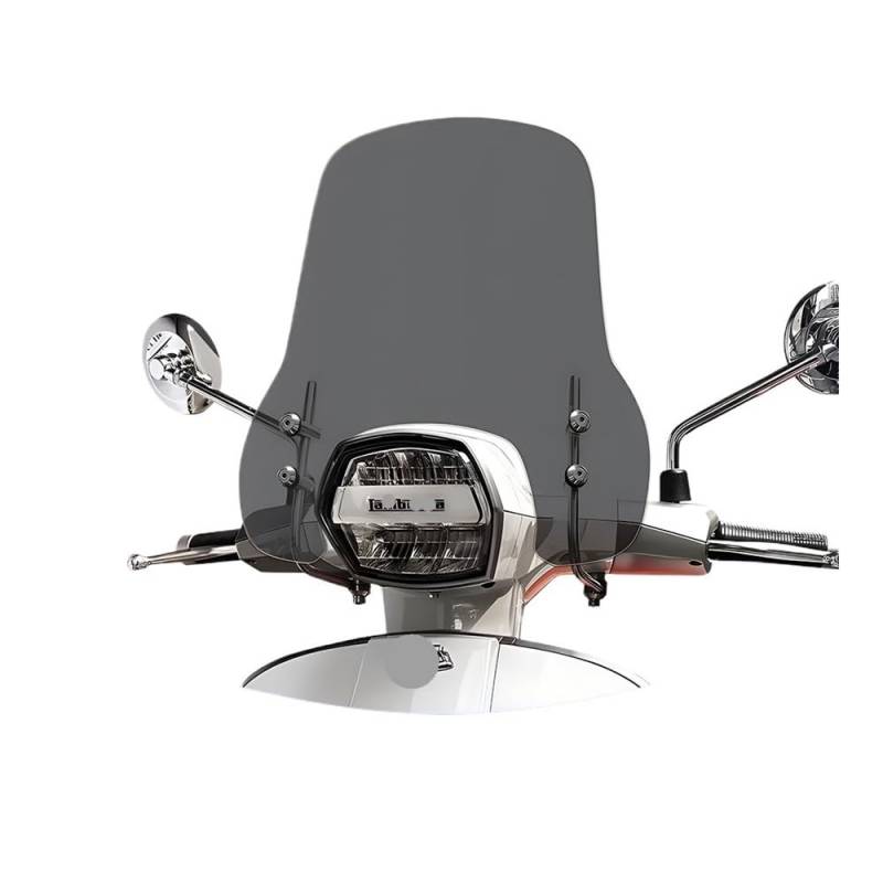 Motorrad Windschild Windschutzscheibe Windschutzscheibe Für Lambretta V125 Windschutzscheibe Für V-Serie V200 V125 V50 Motorräder Vordere Windschutzscheibe Spoiler Windschutzscheibe von YBVDCXP