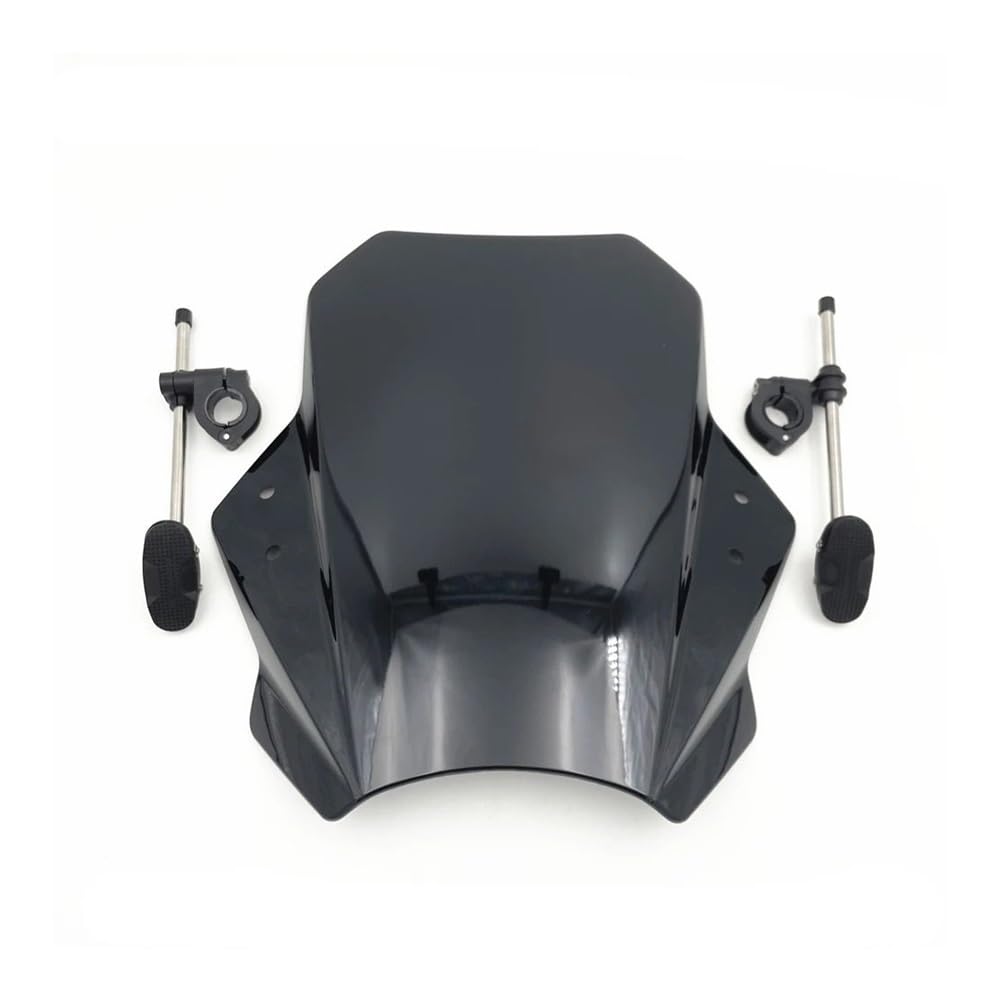 Motorrad Windschild Windschutzscheibe Windschutzscheibe Universal Motorrad Windabweiser Clamp-On Variable Windschutzscheibe Spoiler Für CTX 700N CTX700N CTX700 N von YBVDCXP