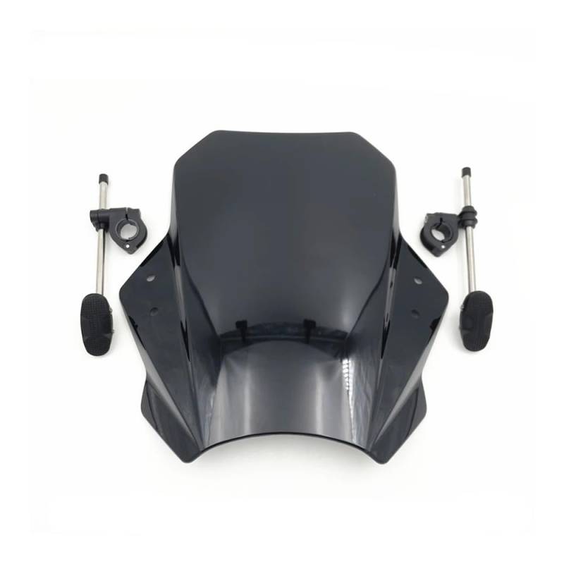 Motorrad Windschild Windschutzscheibe Windschutzscheibe Universal Motorrad Windabweiser Clamp-On Variable Windschutzscheibe Spoiler Für CTX 700N CTX700N CTX700 N von YBVDCXP