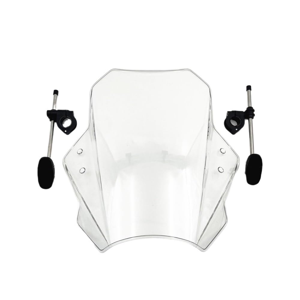 Motorrad Windschild Windschutzscheibe Windschutzscheibe Universal Motorrad Windabweiser Clamp-On Variable Windschutzscheibe Spoiler Für CTX 700N CTX700N CTX700 N von YBVDCXP