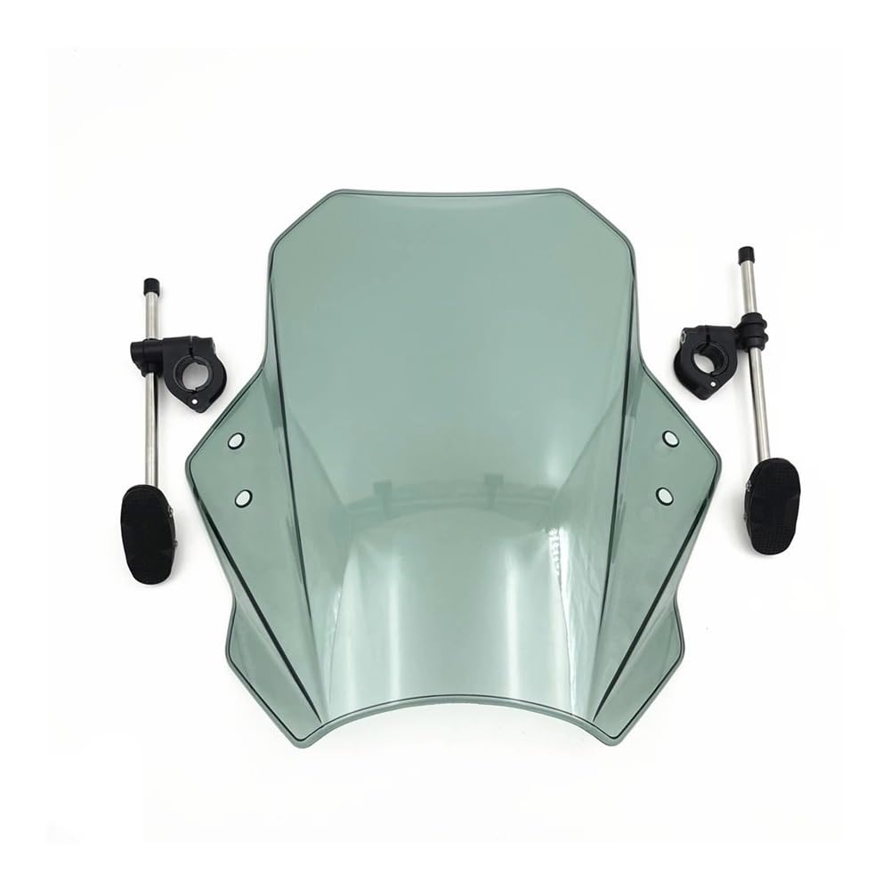 Motorrad Windschild Windschutzscheibe Windschutzscheibe Universal Motorrad Windabweiser Clamp-On Variable Windschutzscheibe Spoiler Für CTX 700N CTX700N CTX700 N von YBVDCXP