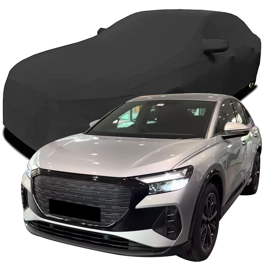 Maßgeschneiderte Autoabdeckung für Audi Q4 e-tron 2023 2024 2025, Indoor-Autoabdeckung Abdeckung Samt Stretch Staubdicht Atmungsaktiv Schutz,Black Maßgeschneiderte Autoabdeckung für Audi Q4 e-tron 2023 2024 2025, Indoor-Autoabdeckung Abdeckung Samt Stretch Staubdicht Atmungsaktiv Schutz,Black von YCPHR