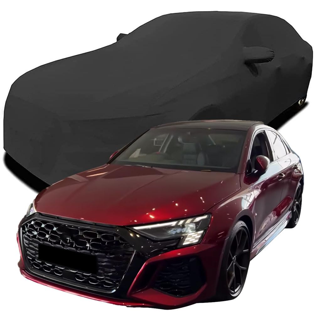 Maßgeschneiderte Autoabdeckung für Audi RS 3, Indoor-Autoabdeckung Abdeckung Samt Stretch Staubdicht Atmungsaktiv Schutz,Black Maßgeschneiderte Autoabdeckung für Audi RS 3, Indoor-Autoabdeckung Abdeckung Samt Stretch Staubdicht Atmungsaktiv Schutz,Black von YCPHR